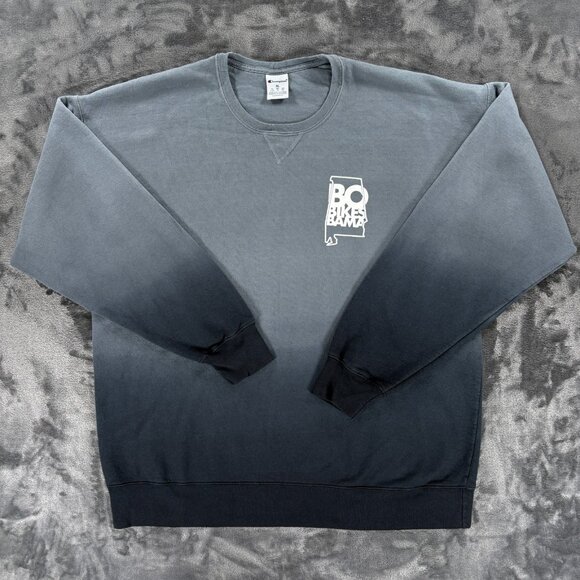 Champion Sweatshirt Men XL Tie Dye 2025 Bo Bikes Bama Race Bo Jackson Auburn NEW - Picture 1 of 9
